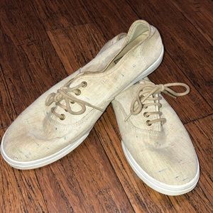 Vans-tan linen - Good condition!